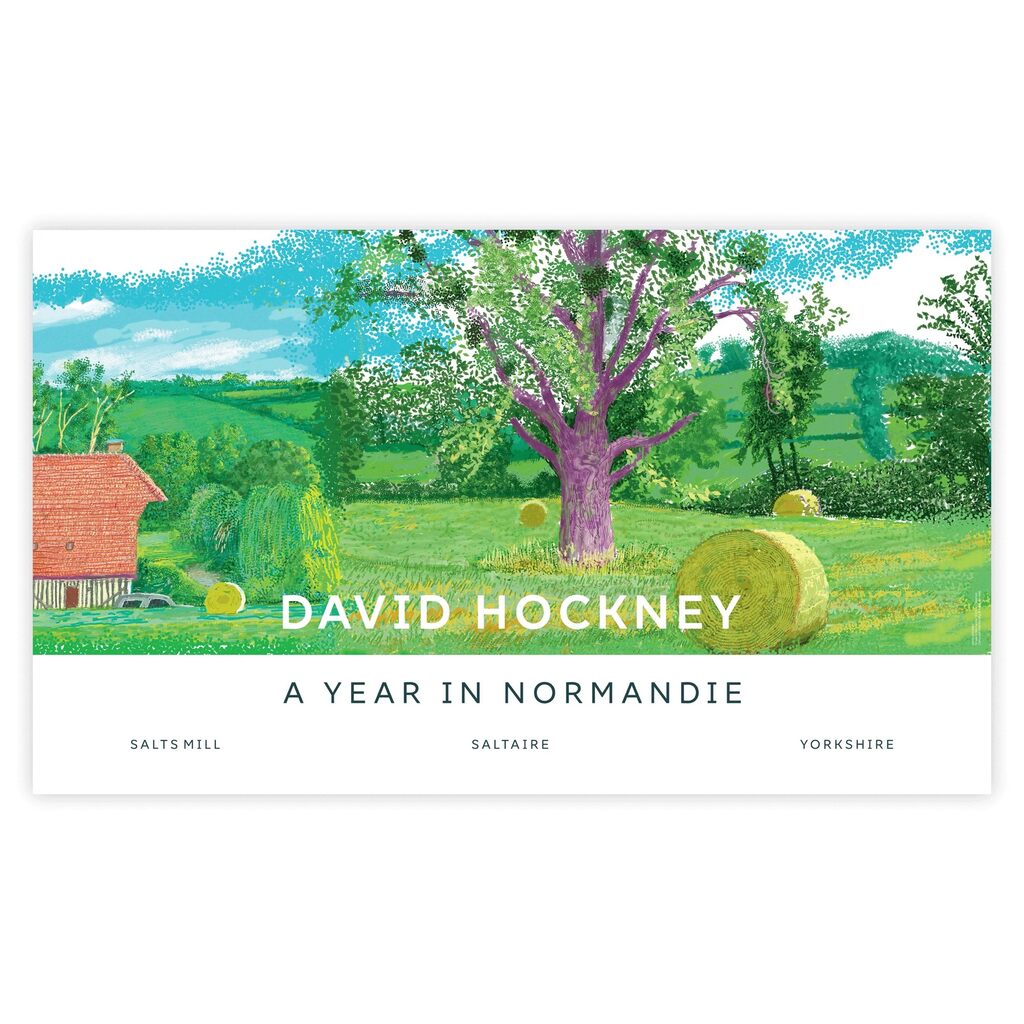 David Hockney, Purple Tree, A Year in Normandie Series, 2023