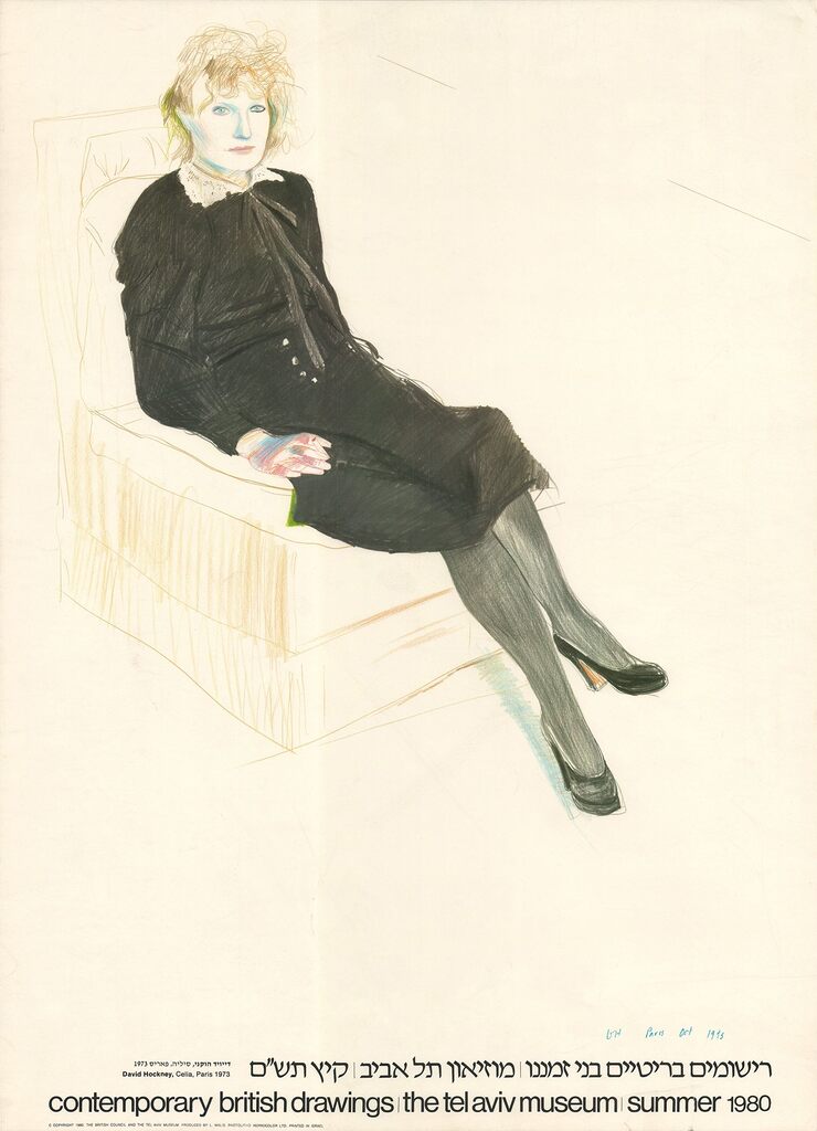 David Hockney, Celia, Paris, 1980