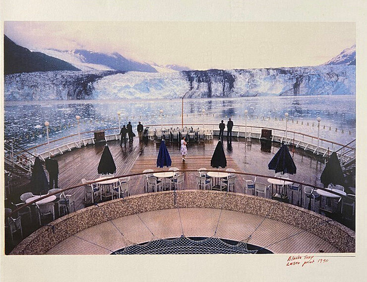 David Hockney, David Hockney Alaska Homemade Laser Print, 1990