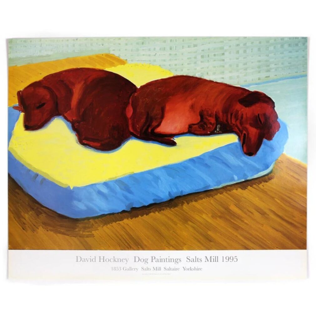 David Hockney, Dog 38, 1995