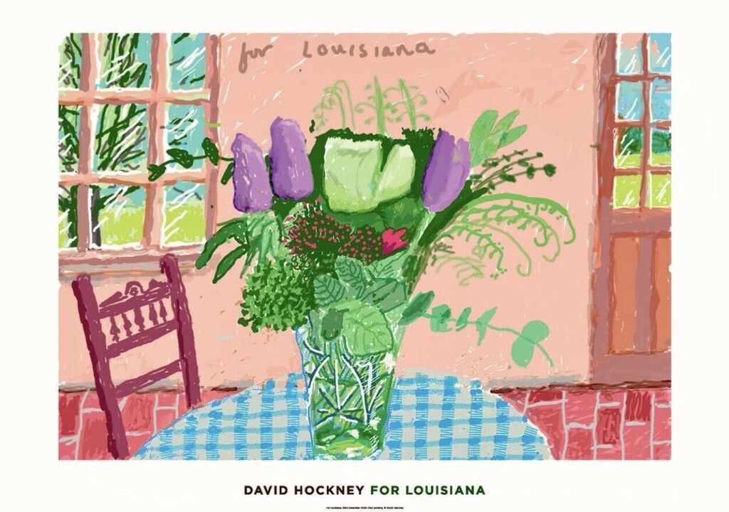 David Hockney, For Louisiana, 2020