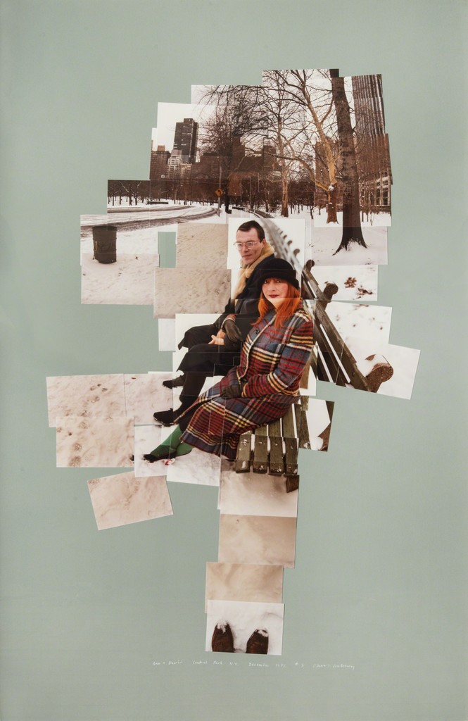 David Hockney, Anne + David, Central Park N. Y. December 1982 # 5, 1982