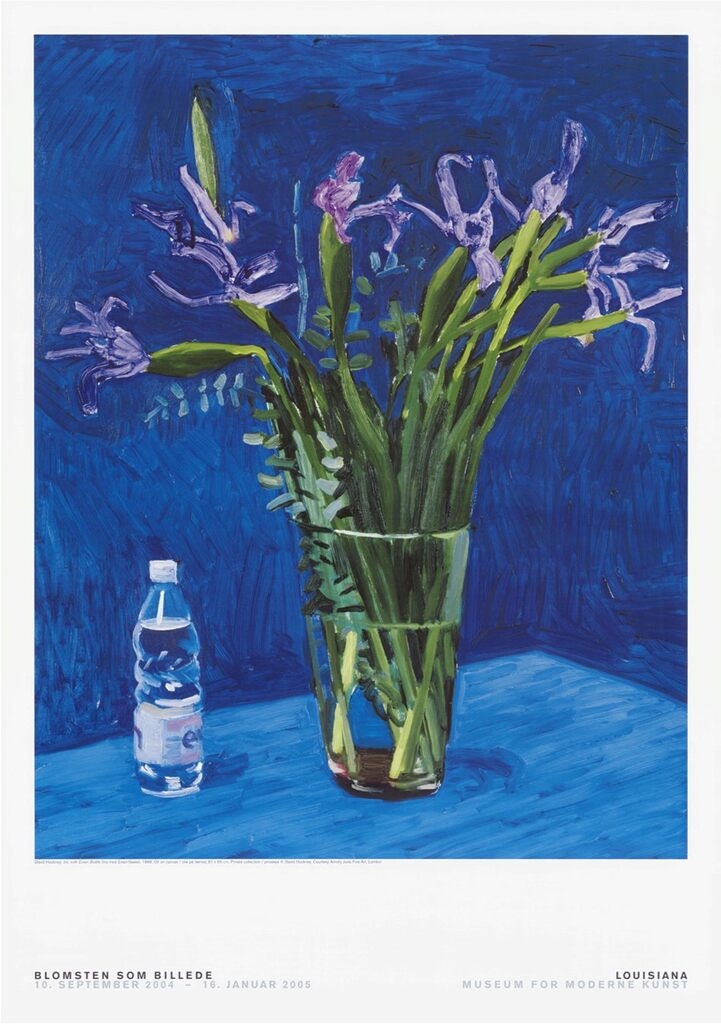 David Hockney, Iris with Evian Bottle (1998), 2004