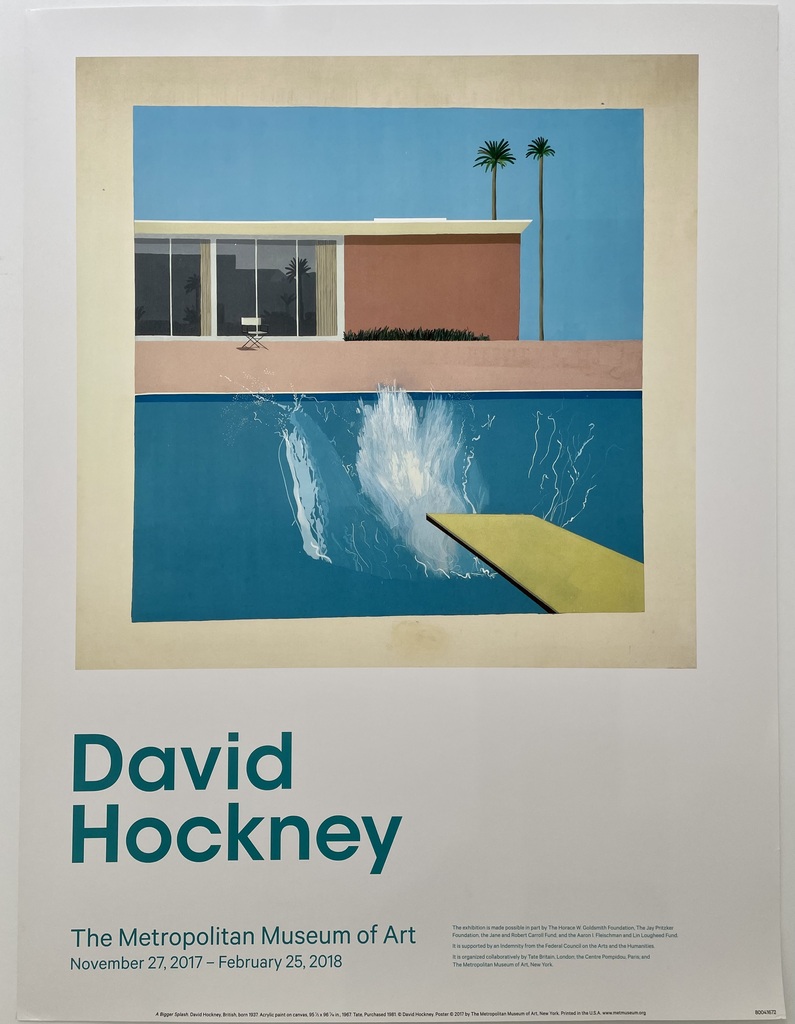 David Hockney, A Bigger Splash, 2017