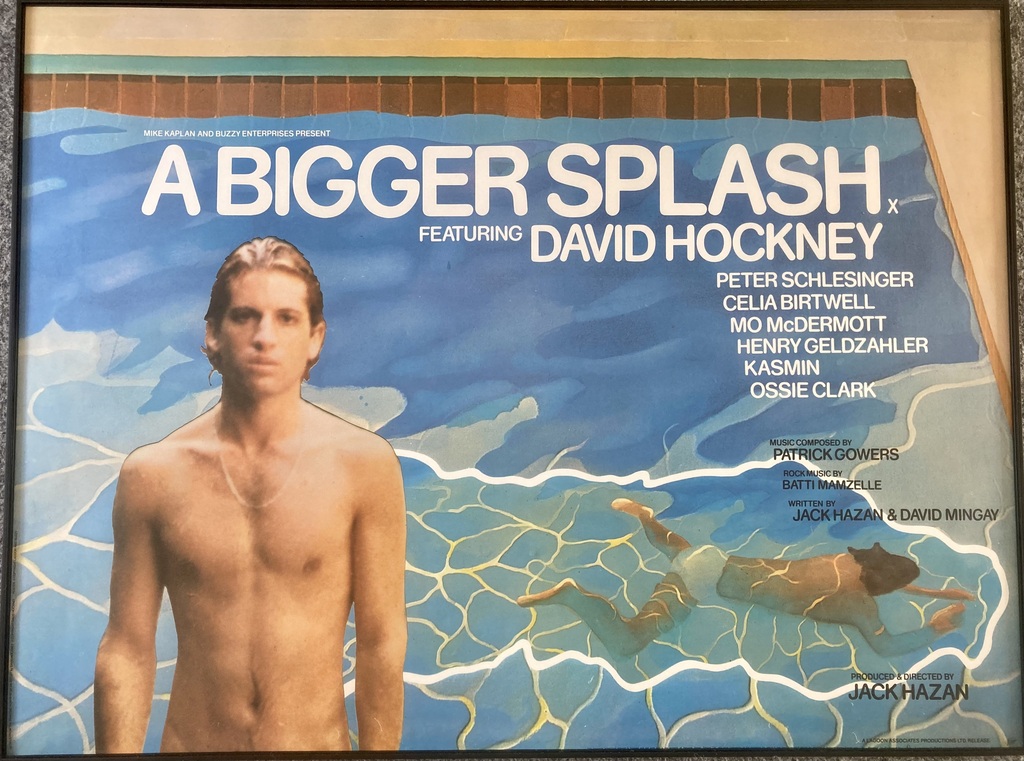 David Hockney, 'A Bigger Splash' Movie Poster, 1974