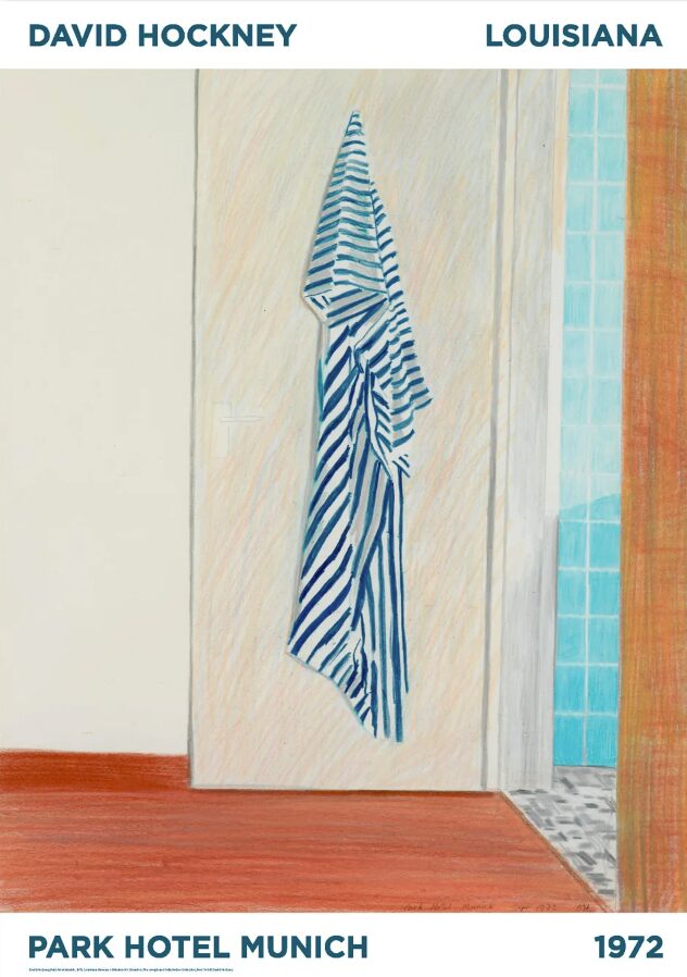 David Hockney, park hotel Munich, 1972