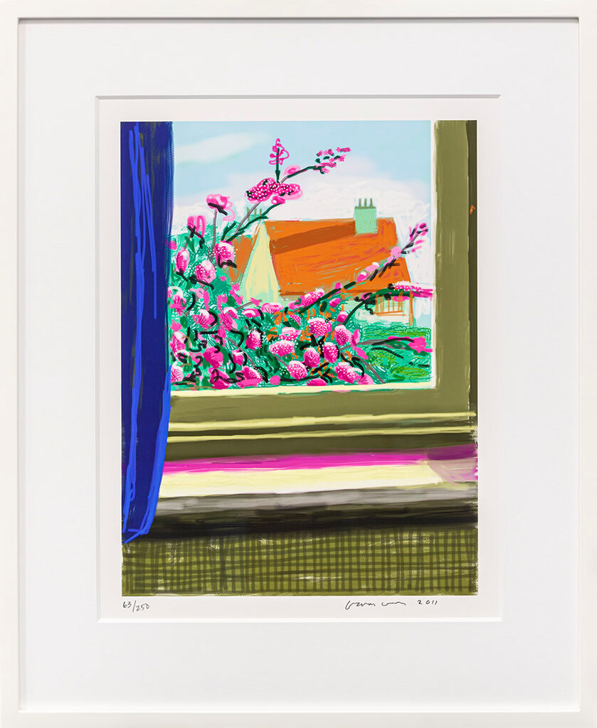 David Hockney, My Window, Art Edition D (No. 751–1000), ‘Untitled No. 778’, 17th April 2011, 2019