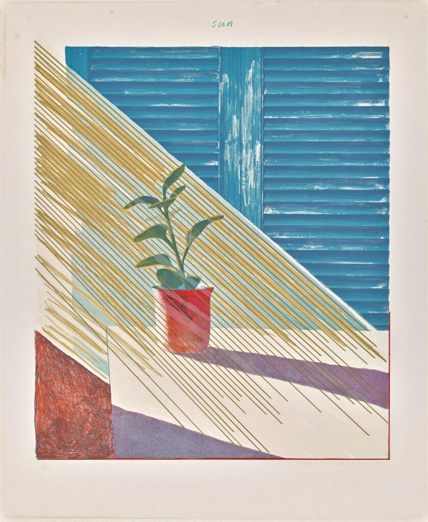 David Hockney, Sun, 1973