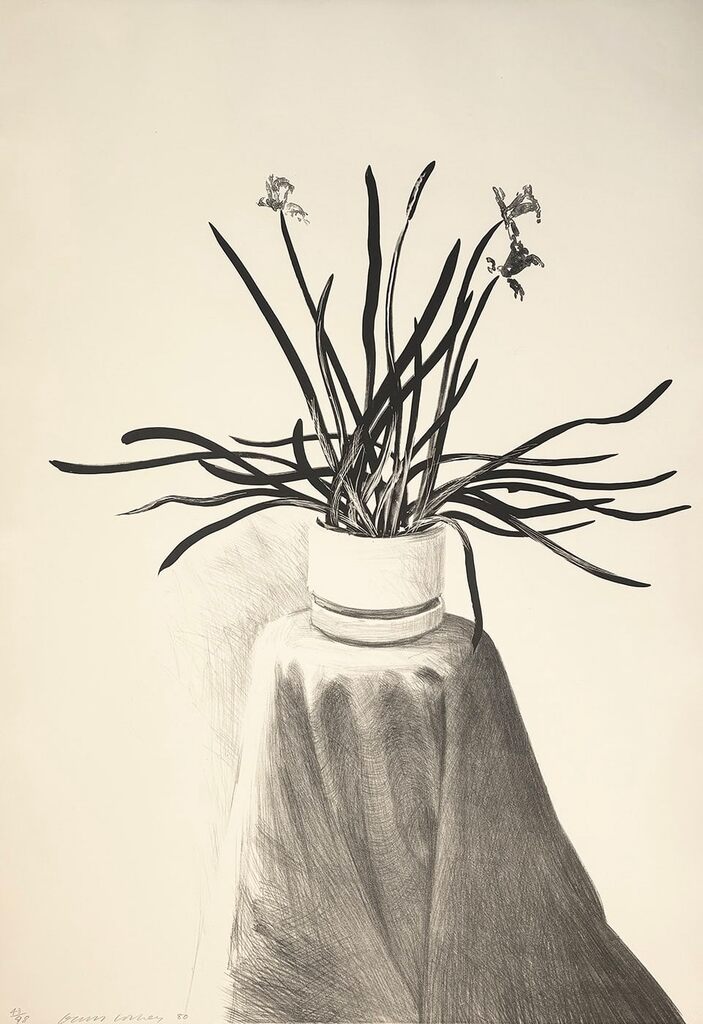 David Hockney, Potted Daffodils, 1980