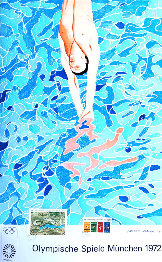 David Hockney, Olympische Spiele München 1972, 1972