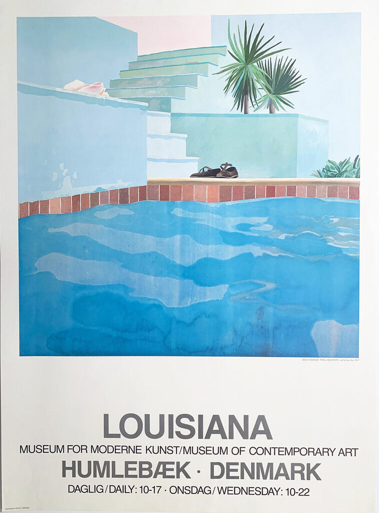 David Hockney, Pool and Steps, 1971