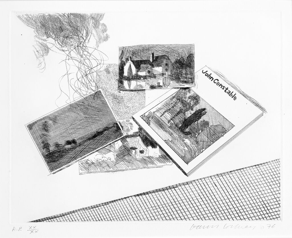 David Hockney, John Constable, 1976