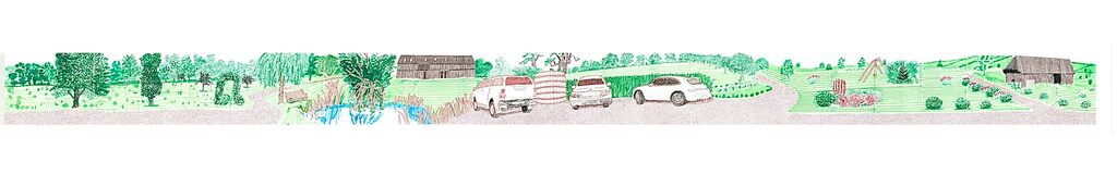 David Hockney, Autour De La Maison, Été, 2019