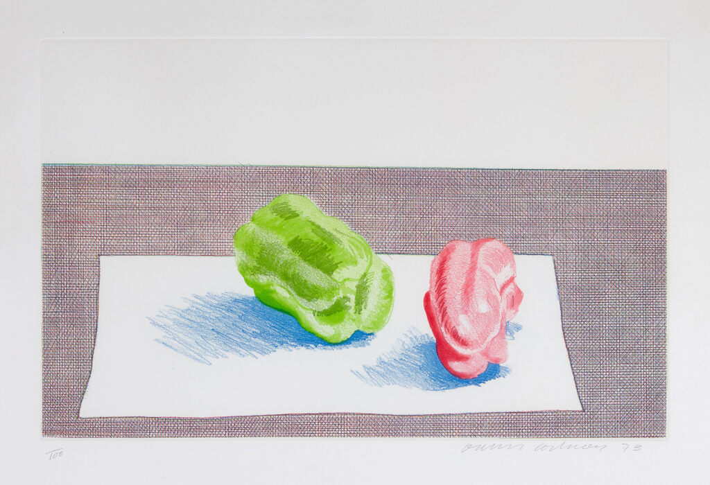 David Hockney, Two Peppers, 1973