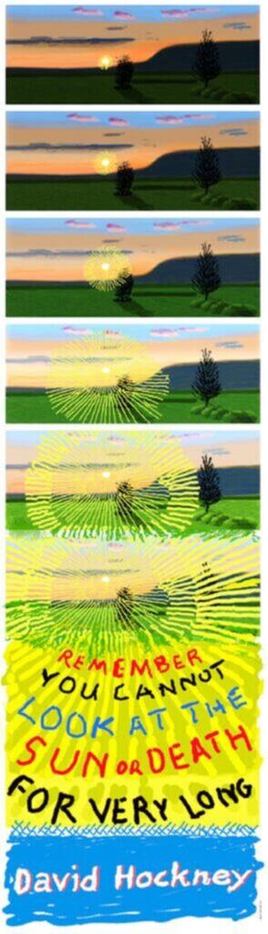 Remember that you cannot look at the sun or death for very long, imagen 1