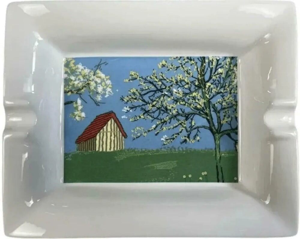 David Hockney, A Year In Normandie, Ceramic Ashtray, 2022