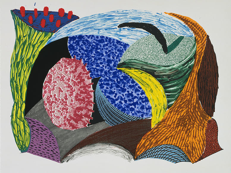 David Hockney, Blue Hang Cliff, 1993