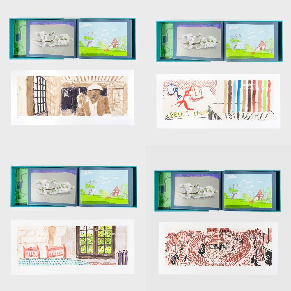 David Hockney, 220 for 2020 (Set of 4), 2020