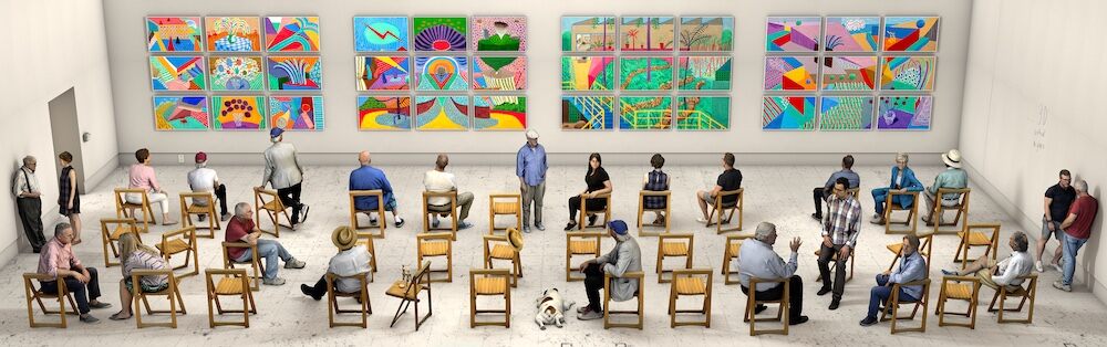 David Hockney, Pictures at an Exhibition, 2018