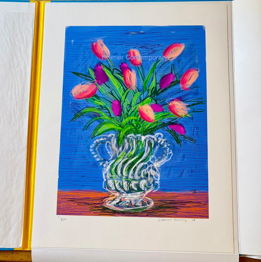 David Hockney, Untitled, 346 Tulips IPad drawing, 2010
