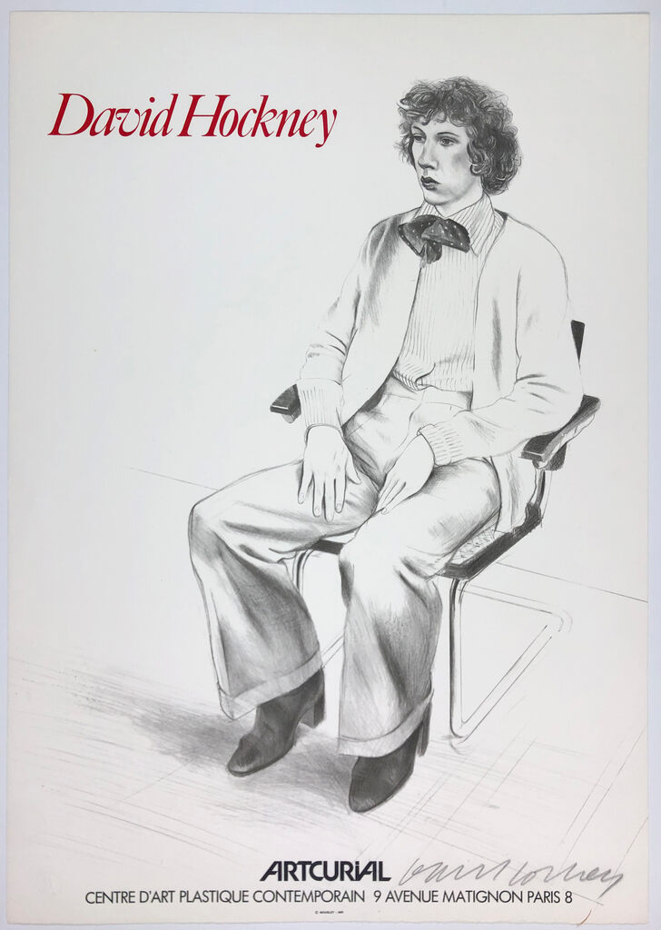 David Hockney, Artcurial, Paris 1979 (Gregory Evans, 1976) SIGNED, 1979
