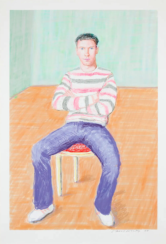 David Hockney, Jamie McHale 1, 2008
