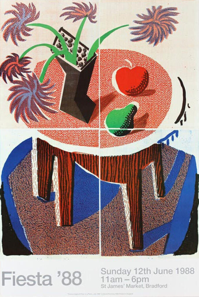 David Hockney, Fiesta, 1988