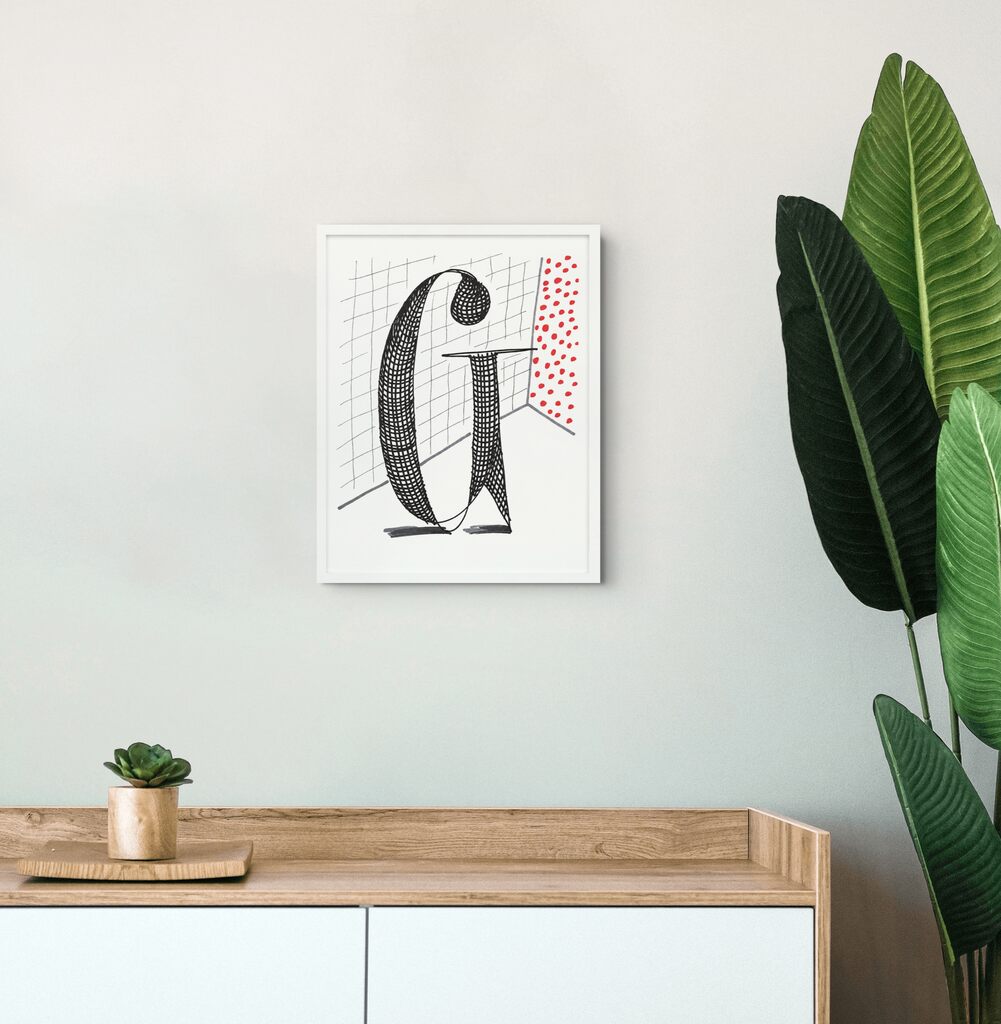 'G', From Hockney's Alphabet