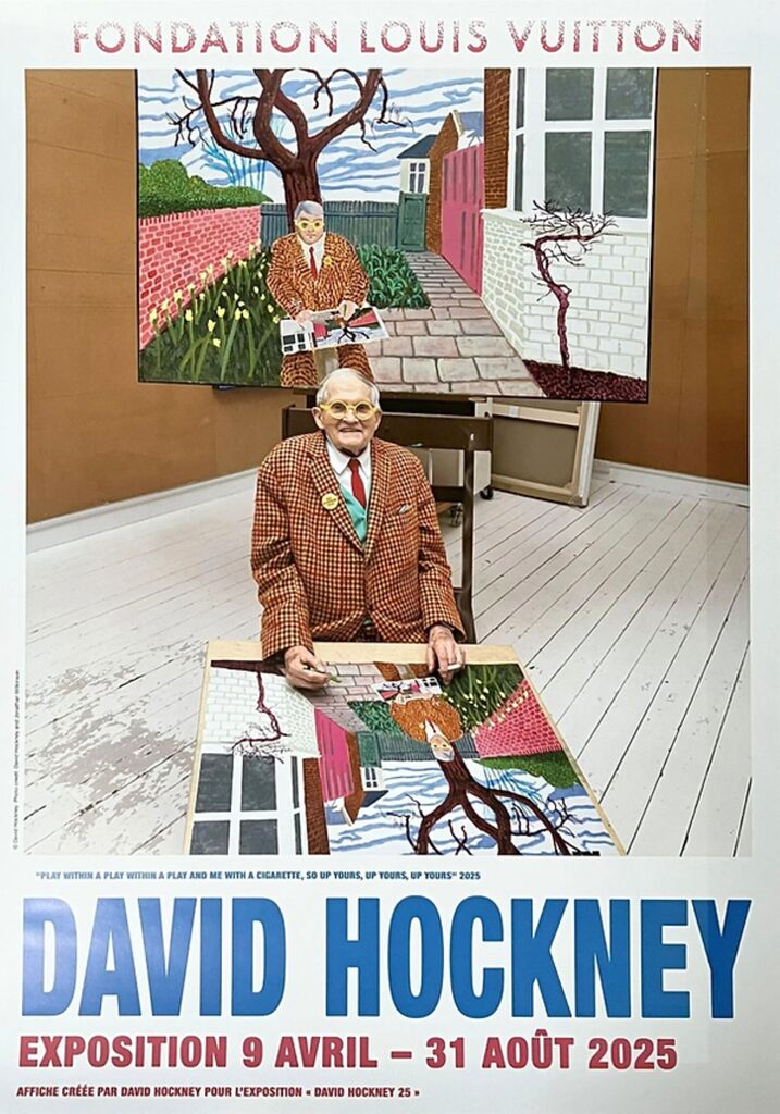 David Hockney 25 Exhibition Louis Vuitton Foundation Poster, image 1