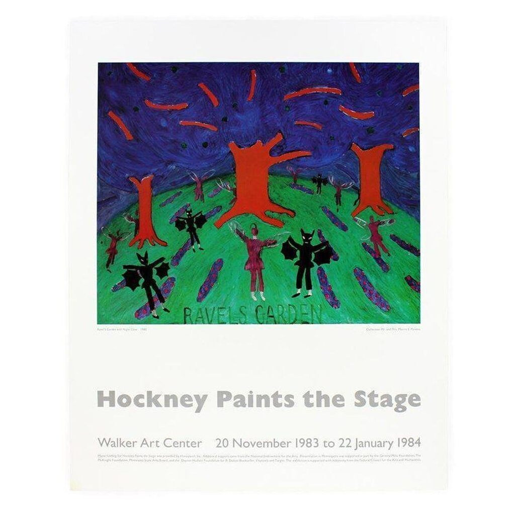 David Hockney, Ravel's Garden, 1983