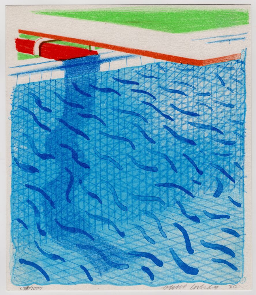 David Hockney, Paper Pools, 1980