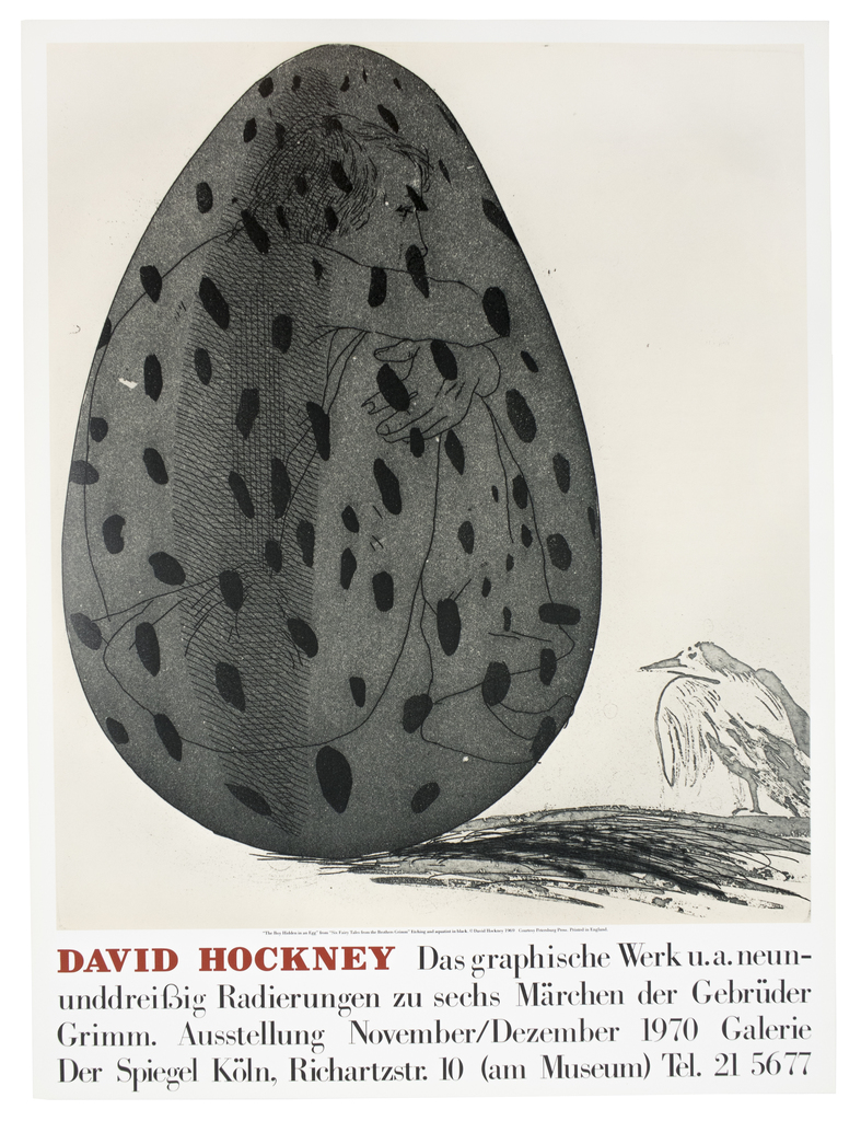 David Hockney, Galerie der Spiegel 1970 (Boy in an Egg 1969), 1970