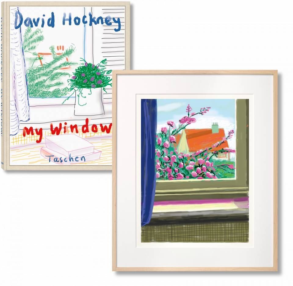 David Hockney, iPad drawing ‘No. 778’, 17th April 2011 with David Hockney. My Window. Art Edition (No. 751–1,000), 2019