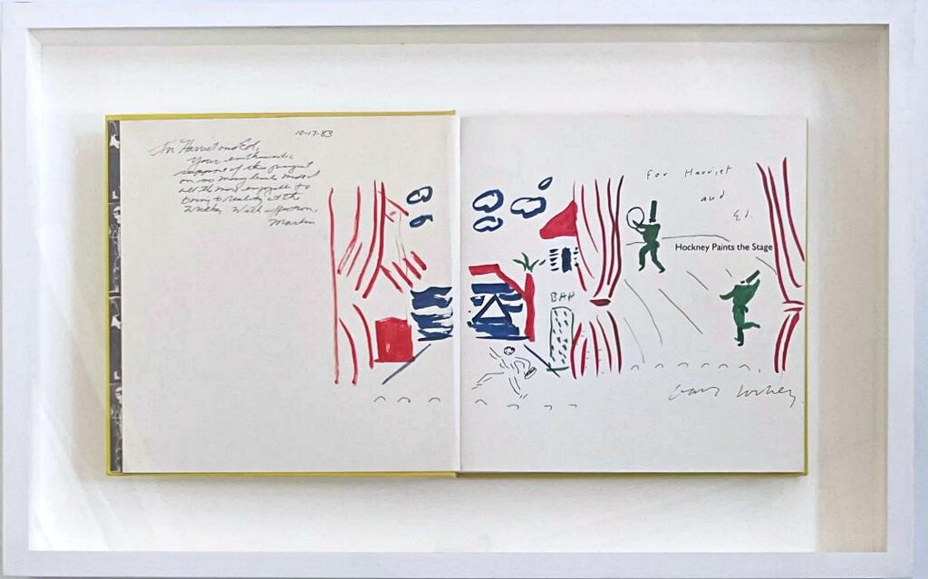 David Hockney, David Hockney - Hockney Paints the Stage (Signed and inscribed to Walker Museum trustees), 1983