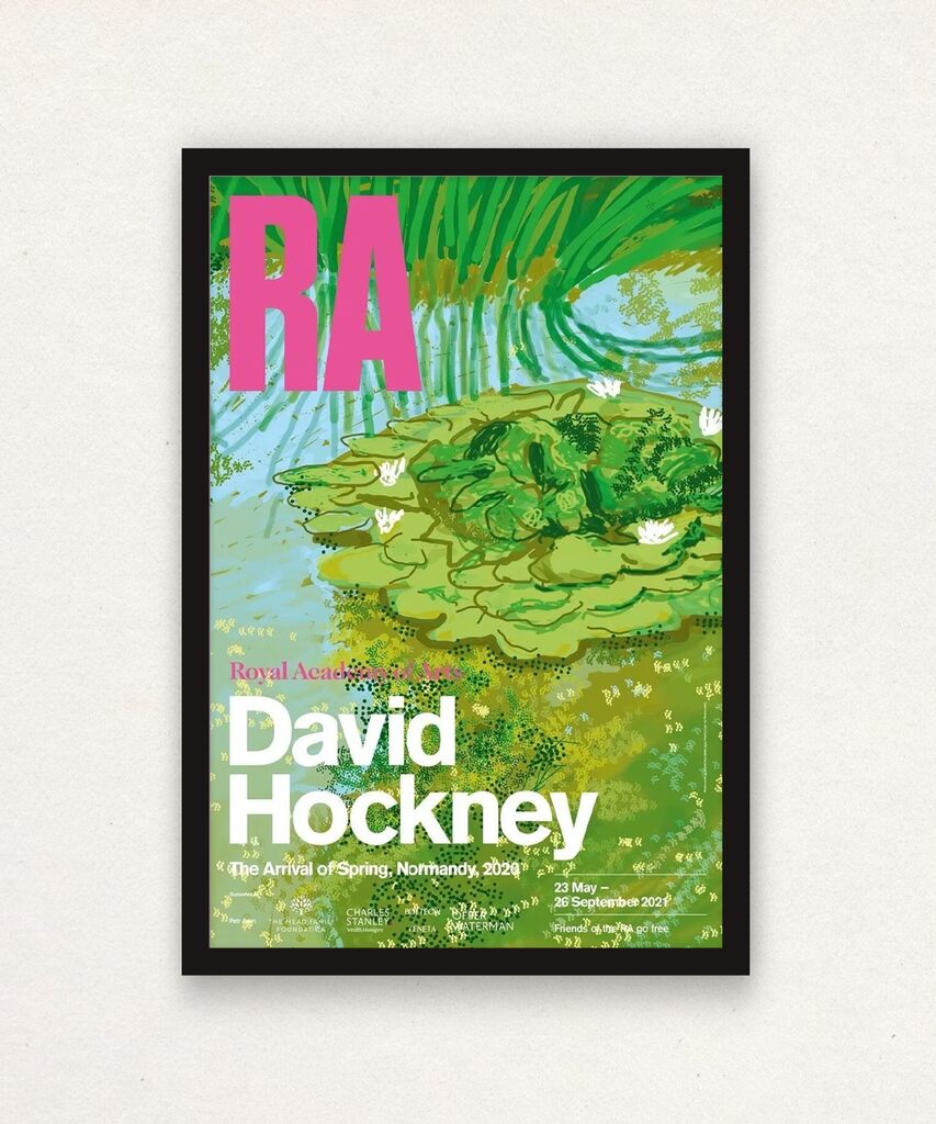 The Arrival of Spring, Normandy Royal Academy Exhibition Poster (Framed - Black), image 1