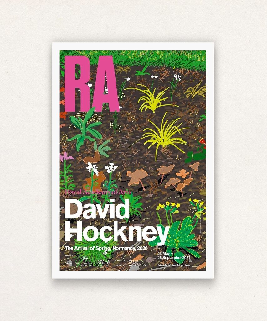 The Arrival of Spring, Normandy Royal Academy Exhibition Poster (Framed - White), image 1