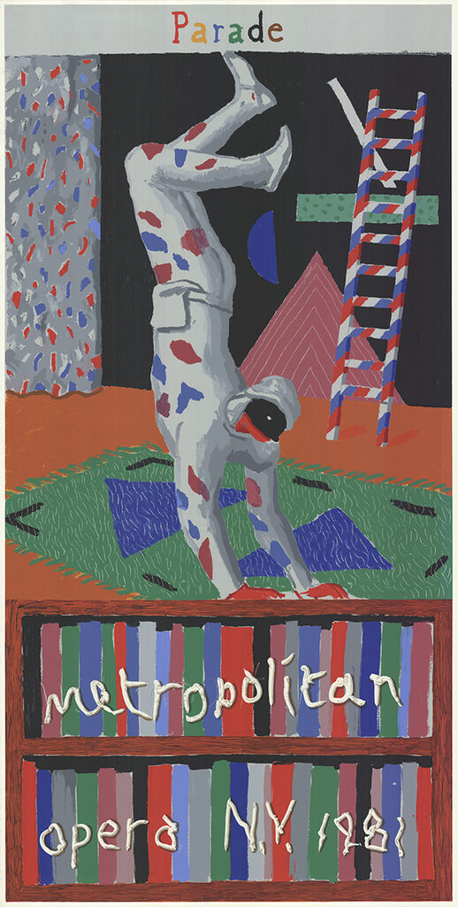 David Hockney, Harlequin from Parade, 1981