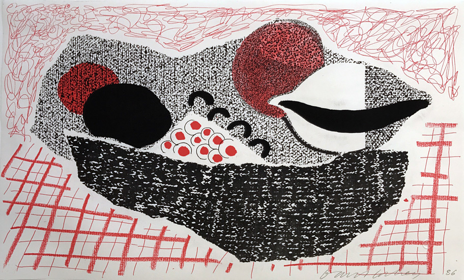 David Hockney, Lemons & Oranges, May 1986, 1986