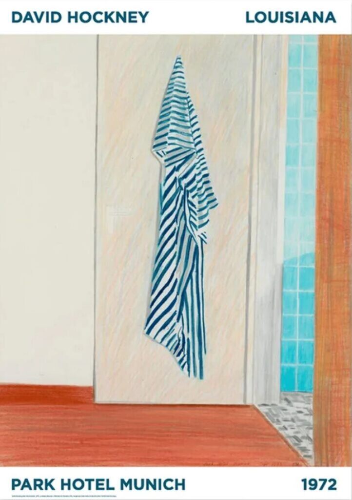 David Hockney, Lousiana: Park Hotel Munich (1972), 1972