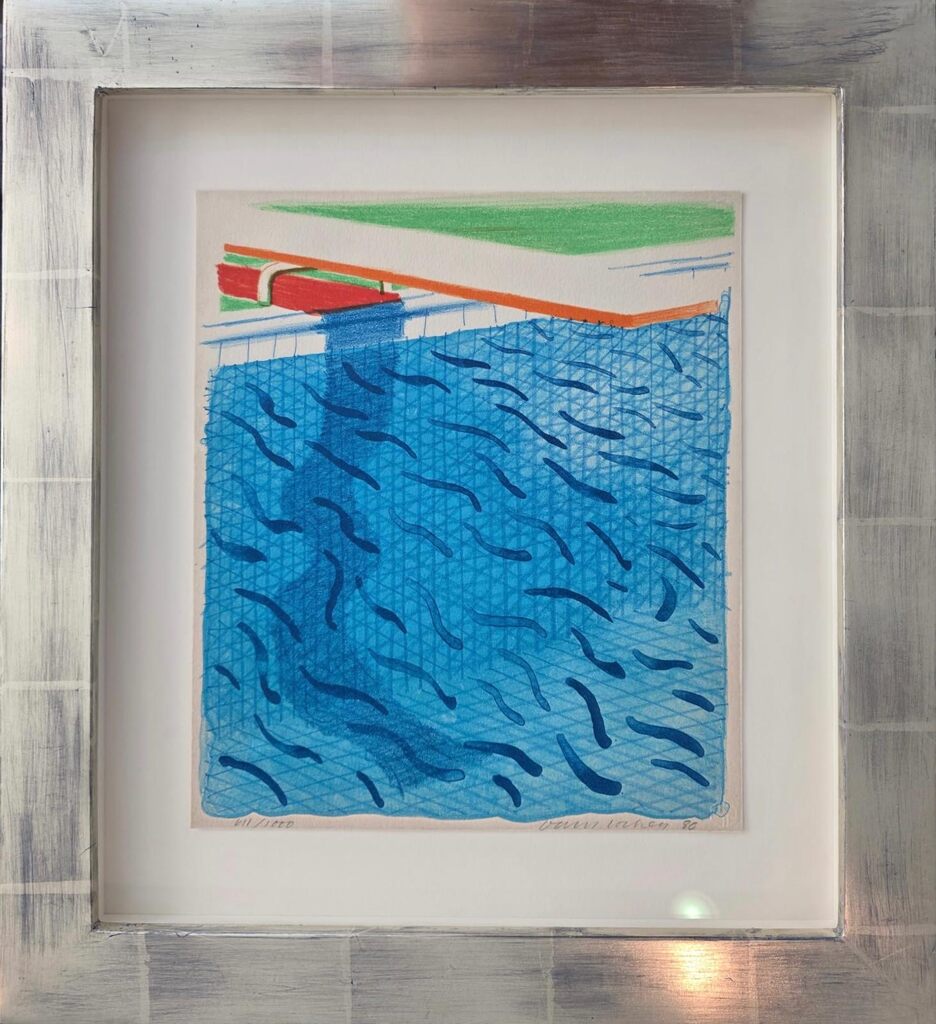 Pool Made with Paper and Blue Ink for Book, bild 1