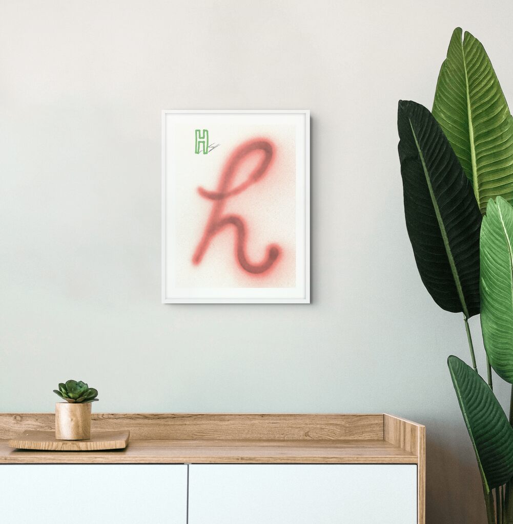 David Hockney, 'H', From Hockney's Alphabet, 1991