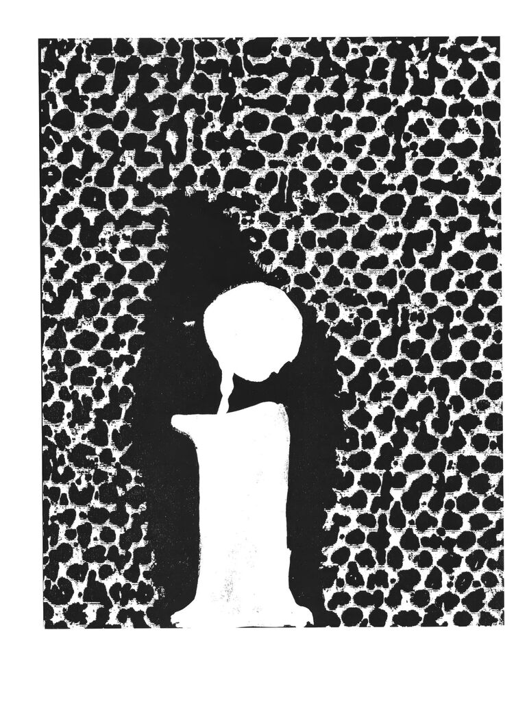I, from Hockney's Alphabet, image 1