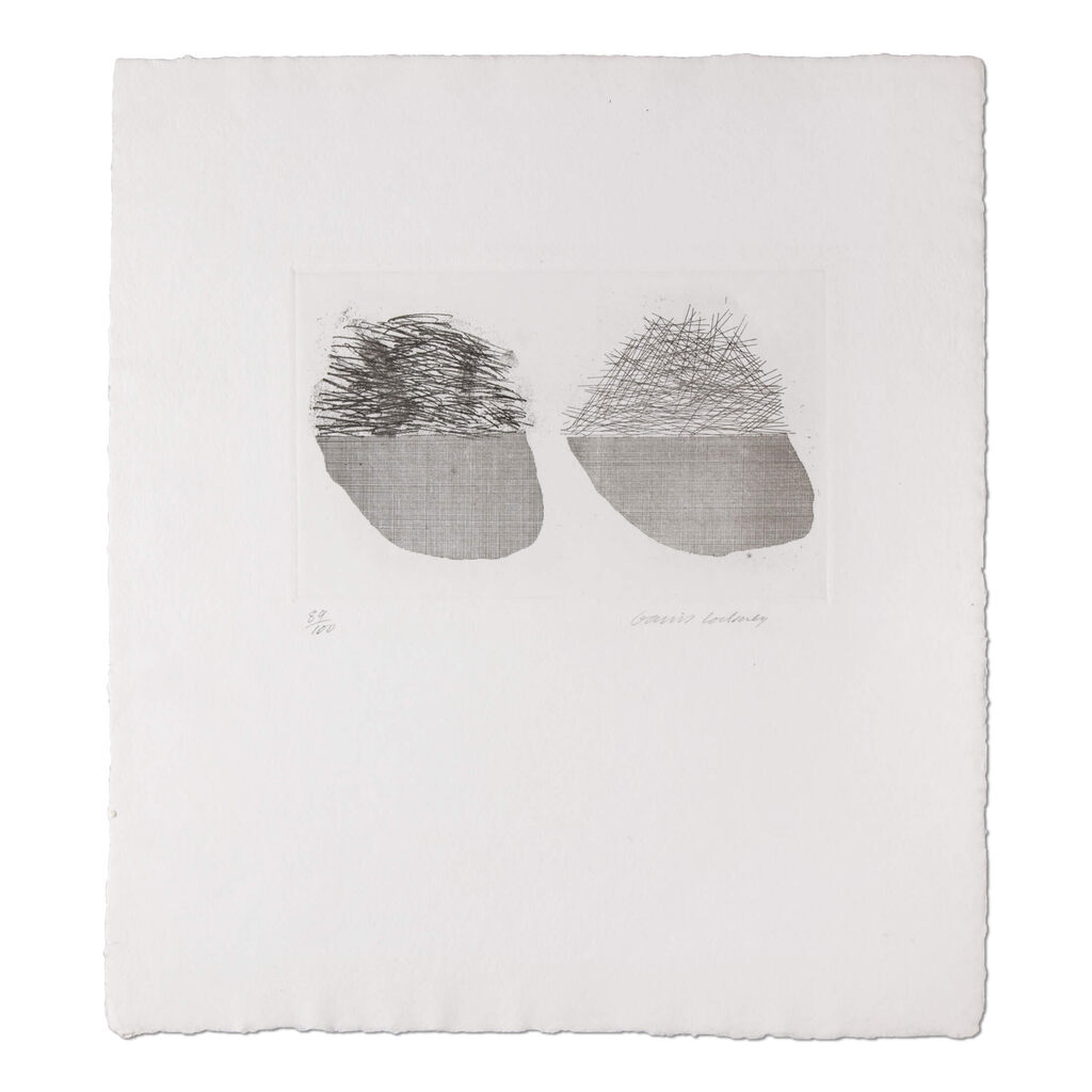David Hockney, Straw on the Left, Gold on the Right, 1969