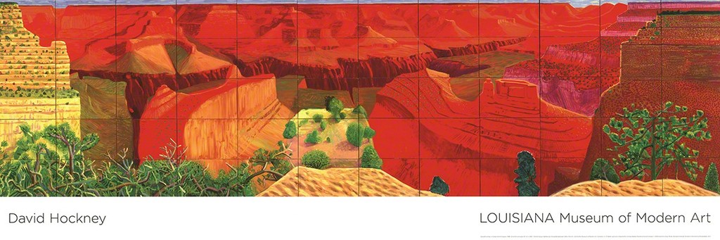 David Hockney, A Closer Grand Canyon, 2011