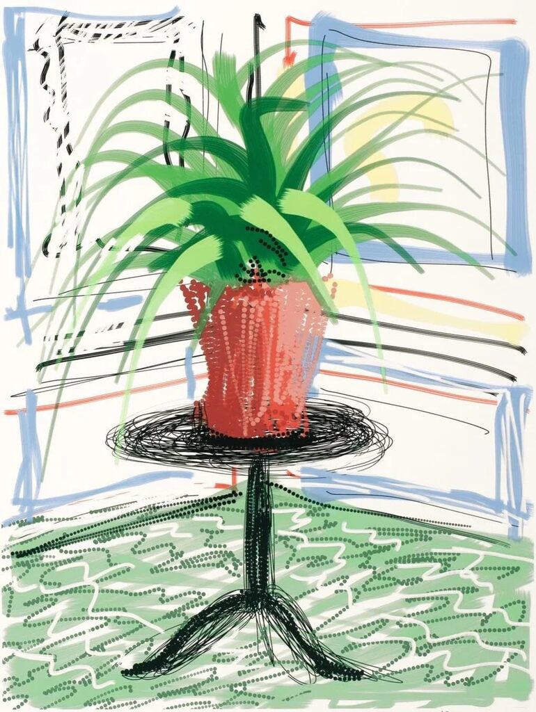 David Hockney, Untitled: No.468 from: A Bigger Book, 2016