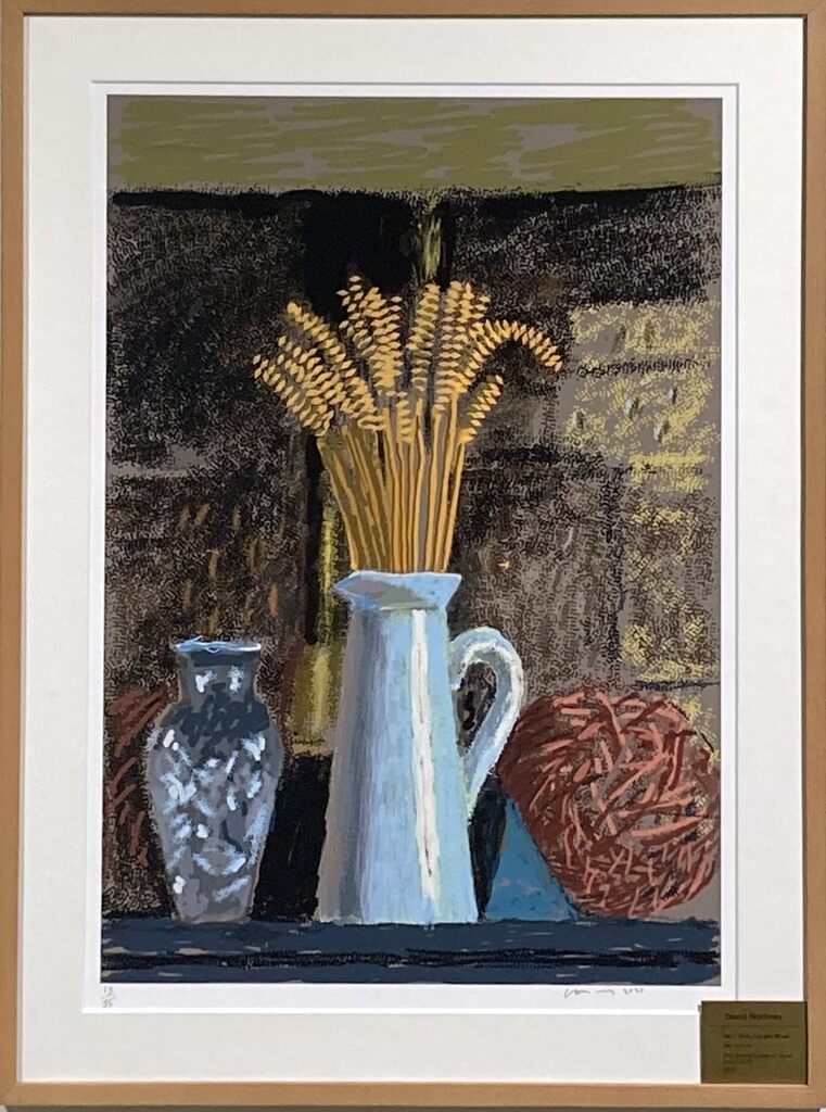 Glass Vase, Jug and Wheat, image 1