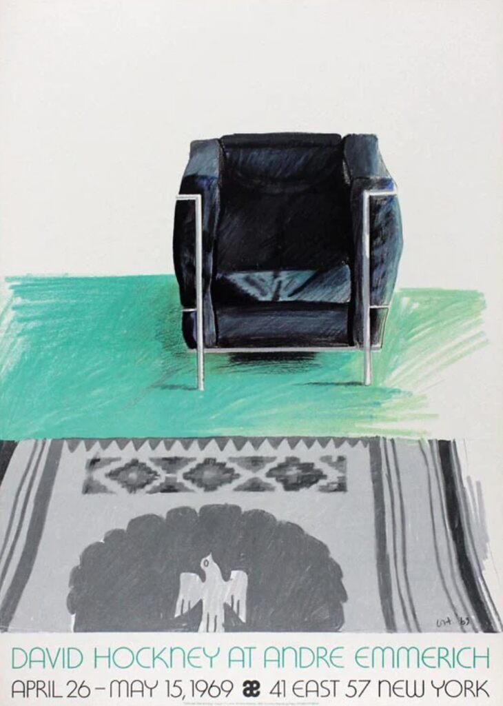 Corbusier Chair and Rug, image 1