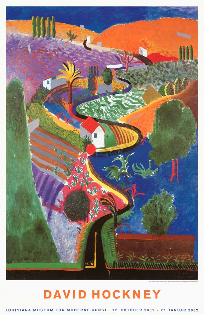 David Hockney, Nichols Canyon (1980), 2001