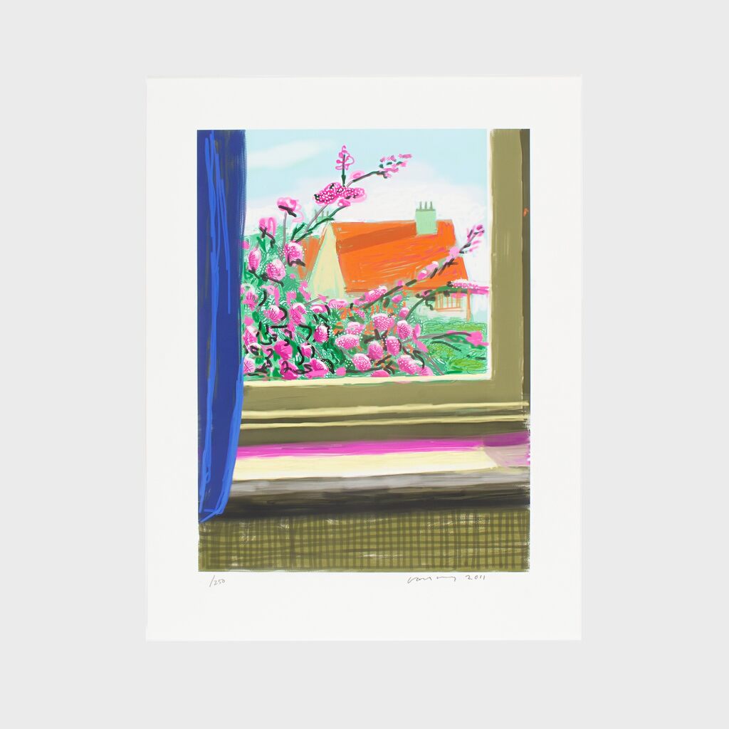 David Hockney, My Window. Art Edition (No. 751–1,000), iPad drawing ‘No. 778’, 17th April 2011, 2019
