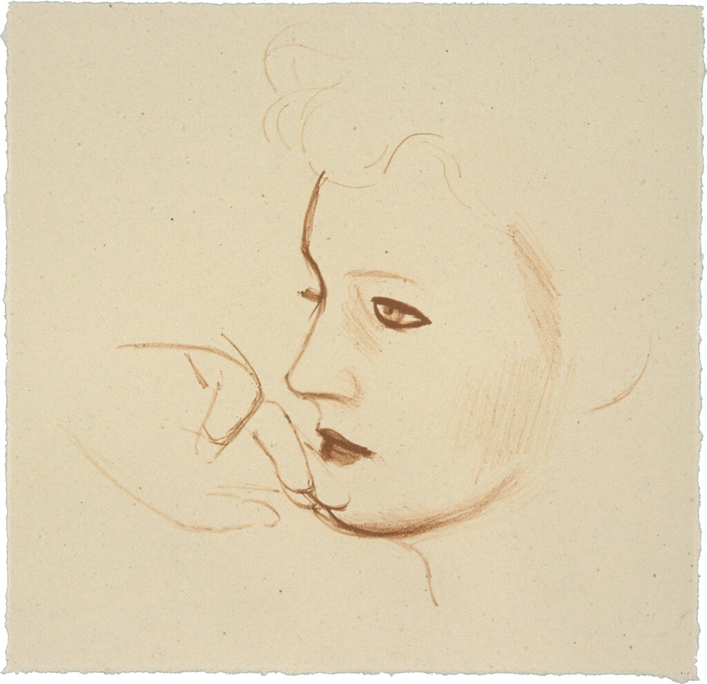 David Hockney, Celia Looks, 1980, 1995